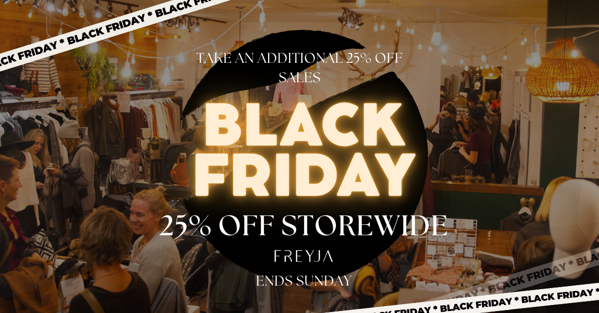 🖤 *UPDATE CYBER MONDAY* Freyja’s Black Friday Sale Is On Now!
