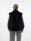 Vero Moda Sonja Poppy Black Faux Fur