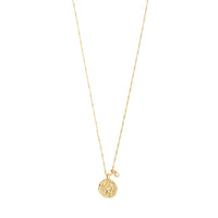 Pilgrim BREATHE Coin Necklace Gold Plated