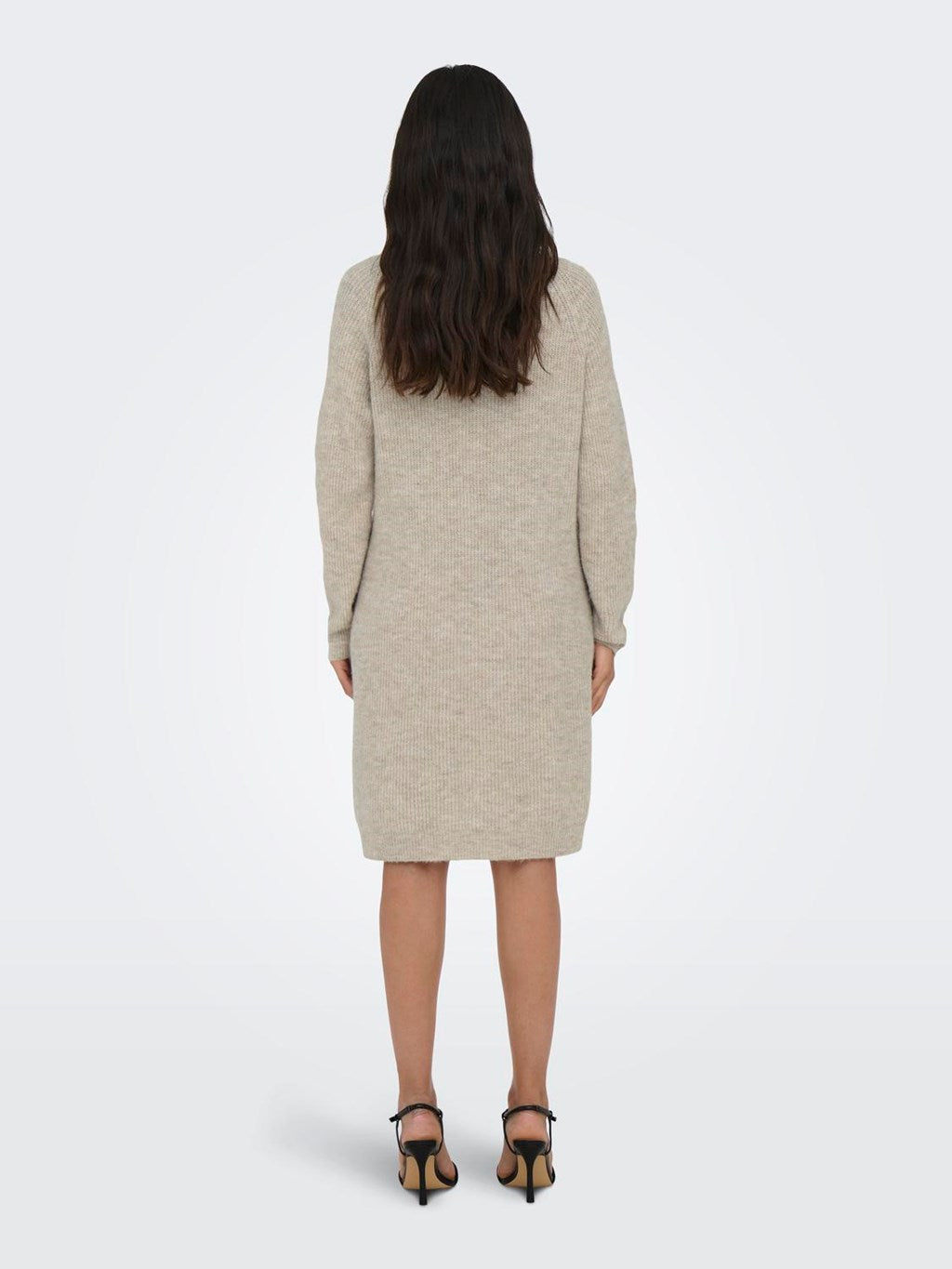 Only Carly Rollneck Dress in Pumice Stone