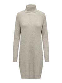 Only Carly  Rollneck Dress in Evergreen