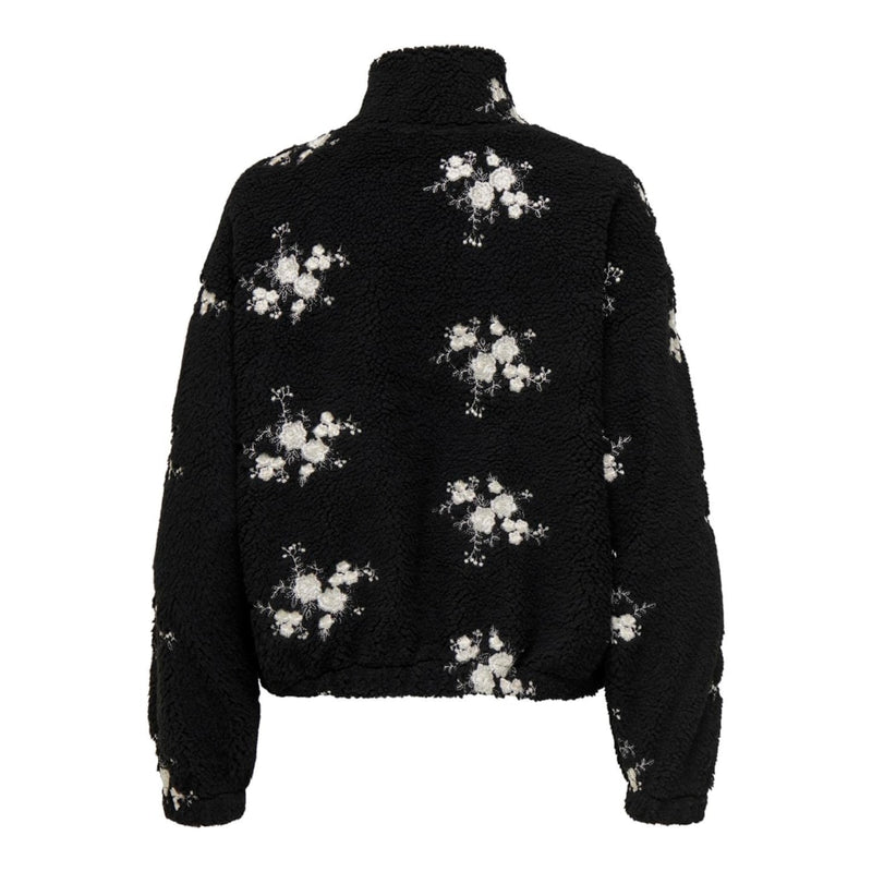 Valentina Sherpa Jacket in Black or Birch