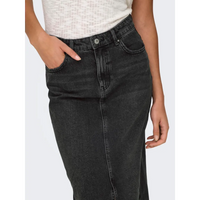 Vero Moda Cilla Black Denim Skirt