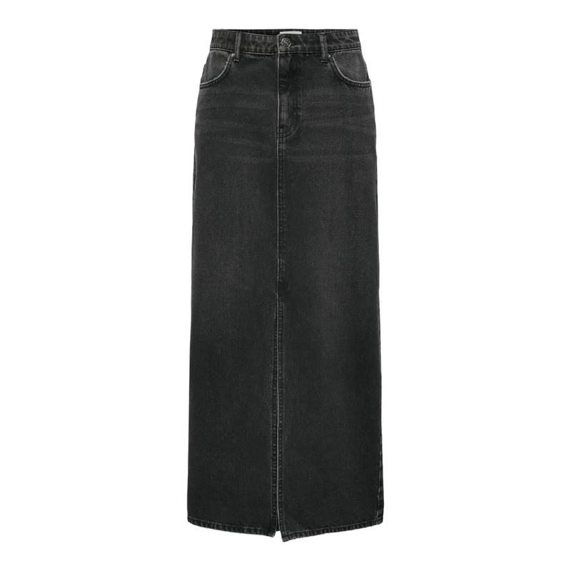 Vero Moda Cilla Black Denim Skirt