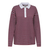 Only Laura Cabernet Striped Polo