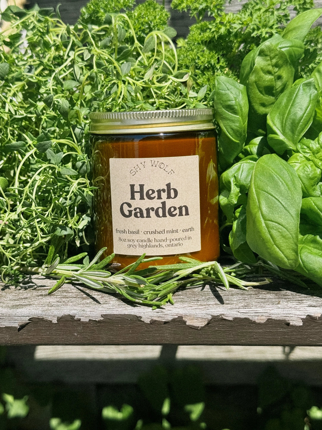 Shy Wolf Candles Herb Garden Soy Candle