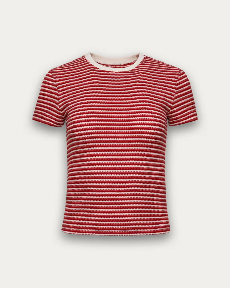 Kuwalla Tee Yasmine Red Stripe Tee
