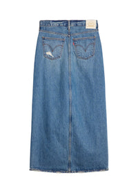 Levi's Ankle Column Skirt in Low Fi