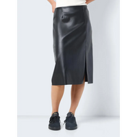 Vero Moda Clara Midi Faux Leather Skirt