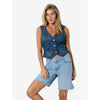 Noisy May Sanja Denim Waistcoat