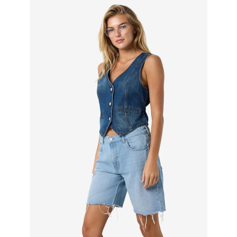 Noisy May Sanja Denim Waistcoat