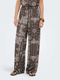Only Bandana Pant Chocolate Mousse