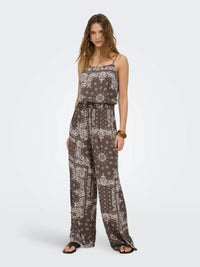 Only Bandana Pant Chocolate Mousse