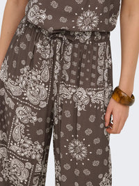 Only Bandana Pant Chocolate Mousse