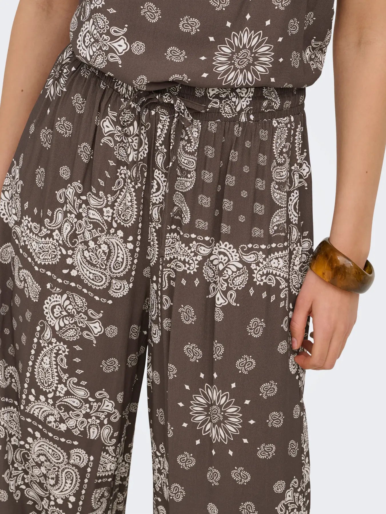 Only Bandana Pant Chocolate Mousse