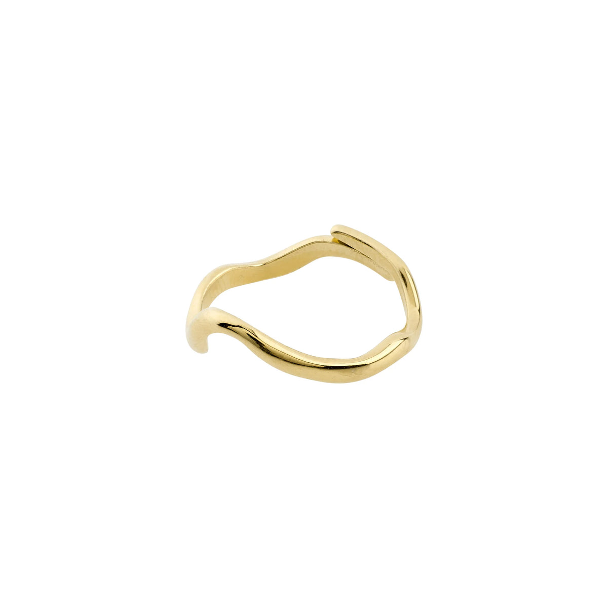 Pilgrim ALBERTE Gold Plated Organic Shape Ring