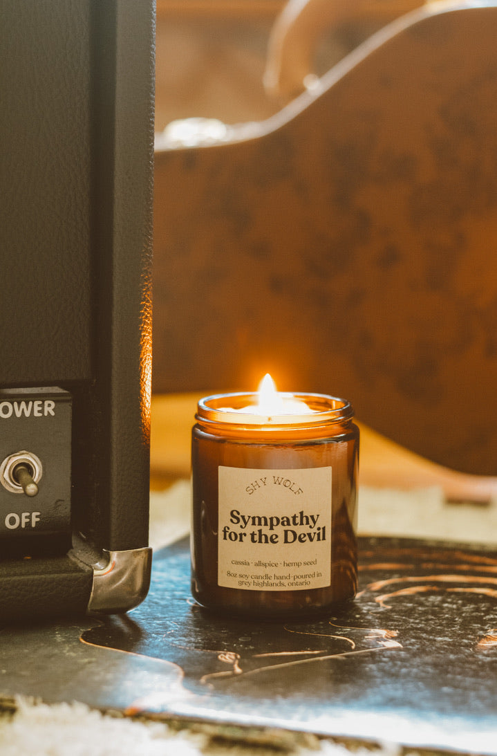 Shy Wolf Sympathy for the Devil Soy Candle