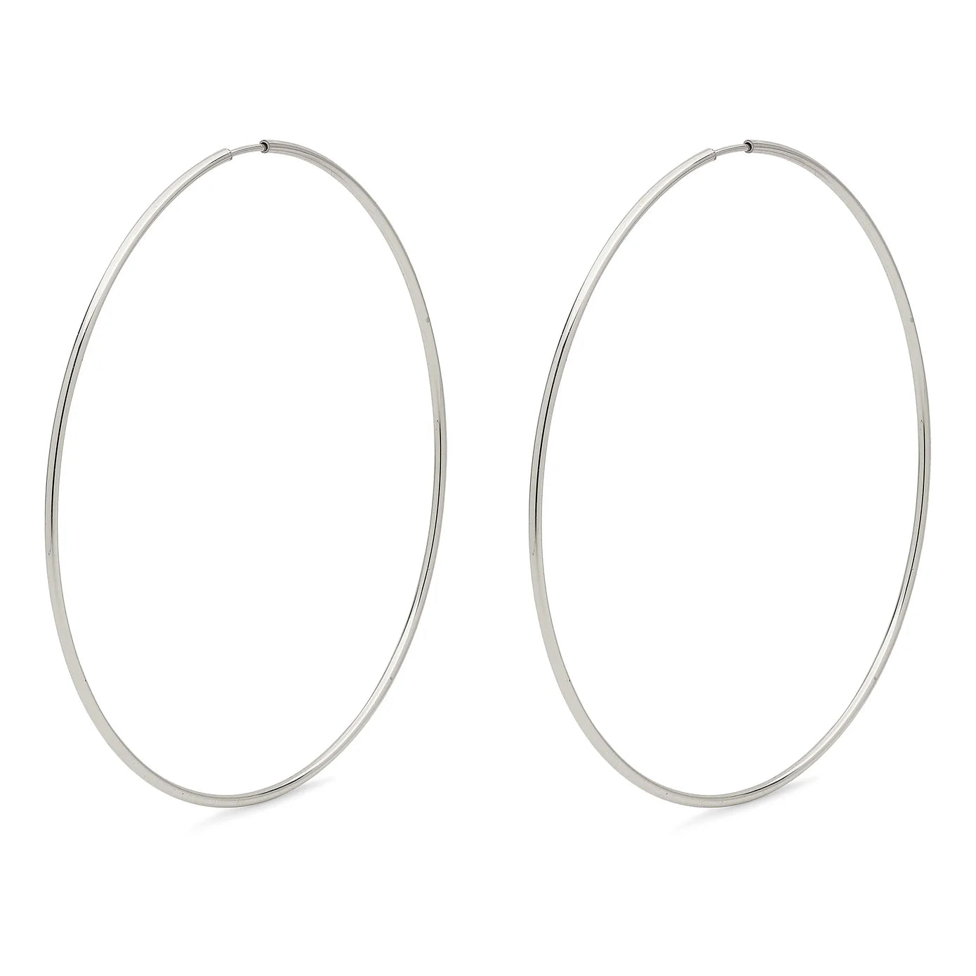 Pilgrim Sanne X-Large Silver Plated Hoop