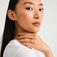 Pilgrim Lulu Stack Ring Wavy Gold Plated