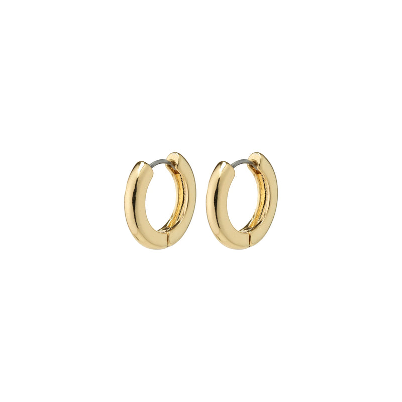 Pilgrim Tyra Chunky Small Gold Plated Earrings