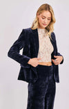 Sadie & Sage Velvet Ave Blazer