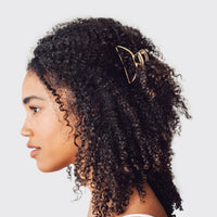 Kitsch Open Shape Claw Clip in Gold