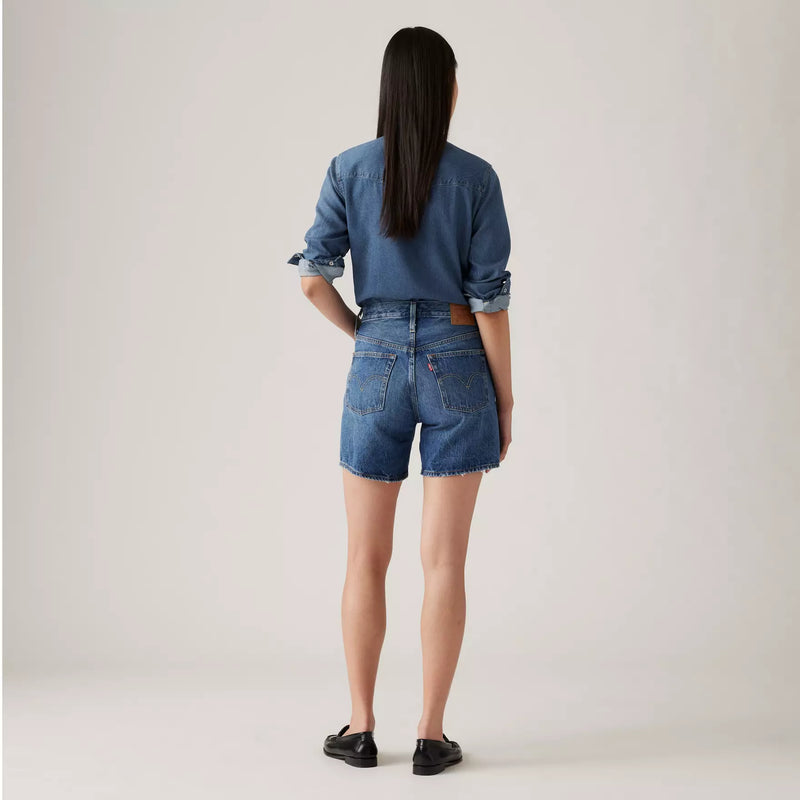 Levi's 501 Mid Thigh Short in Blue Beauty