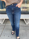 Silver Highly Desirable Slim Straight Jeans in Indigo