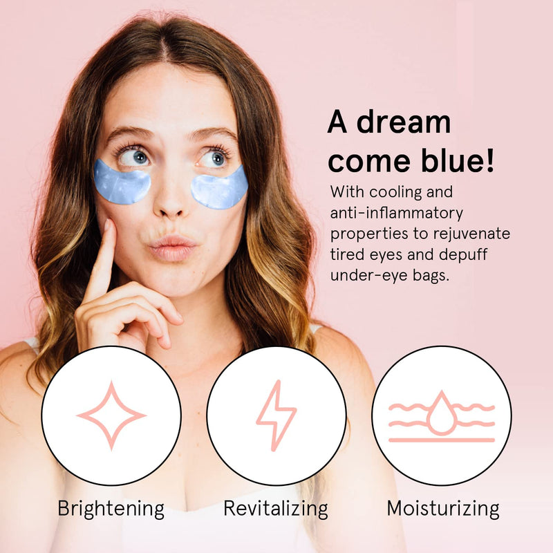 Grace & Stella Blue Illuminating Under Eye Mask