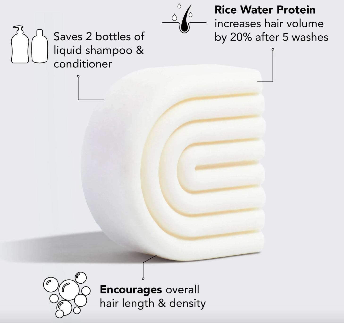 Kitsch Rice Water Protein Conditioner Bar