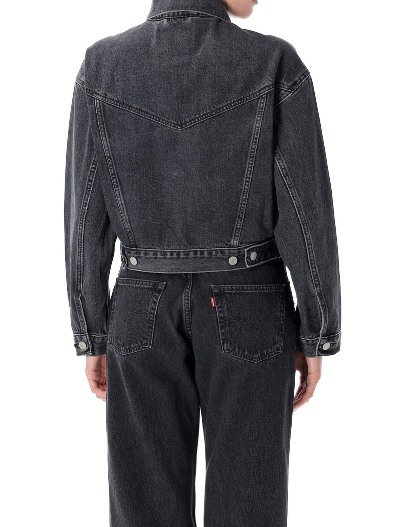 Levi's Shrunken 90s No Pleat Bejeweled Trucker