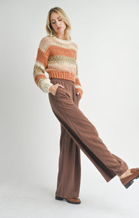 Sadie & Sage Butter Pecan Chunky Sweater