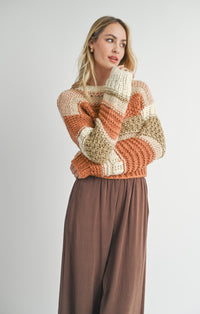 Sadie & Sage Butter Pecan Chunky Sweater