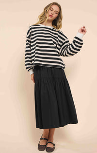 Sadie & Sage Growth Striped Pullover