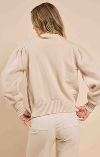 Sadie & Sage Pretty Daisy Cardi Cream