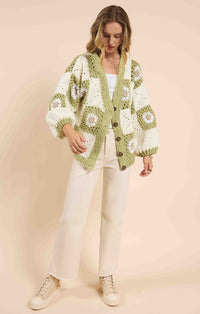 Sadie & Sage Myriam Daisy Crochet Cardi