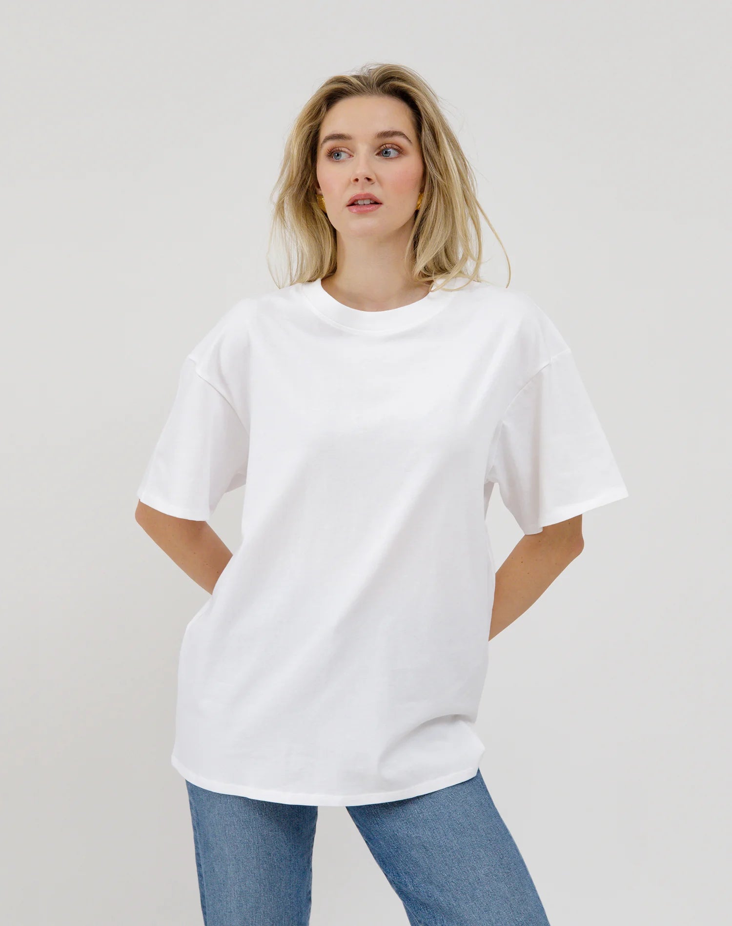 Brunette the Label Oversized Boxy Tee