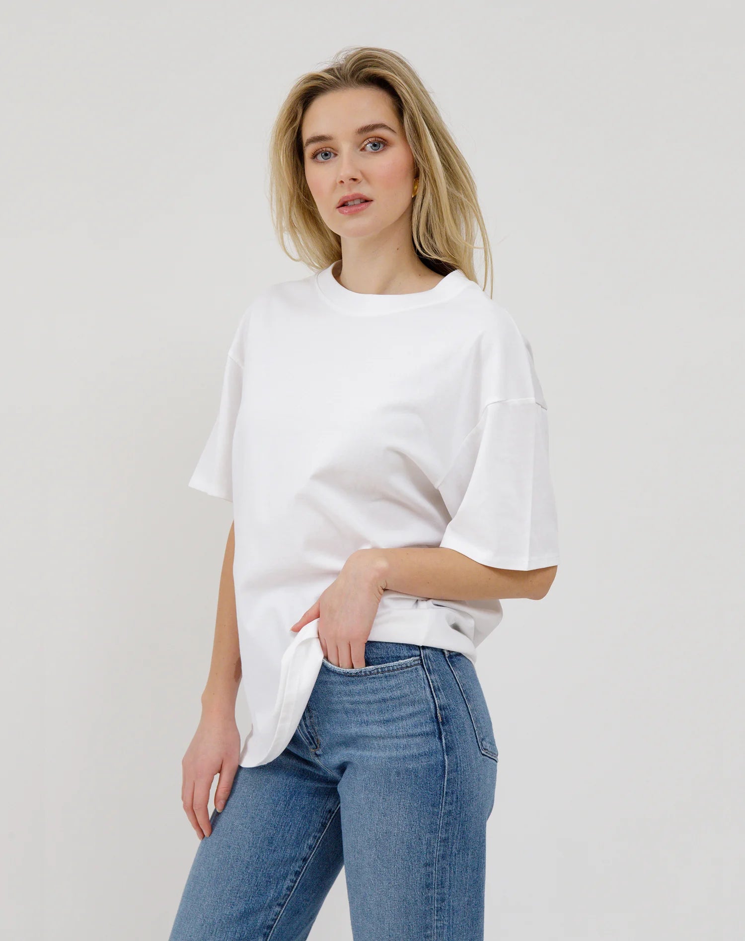 Brunette the Label Oversized Boxy Tee