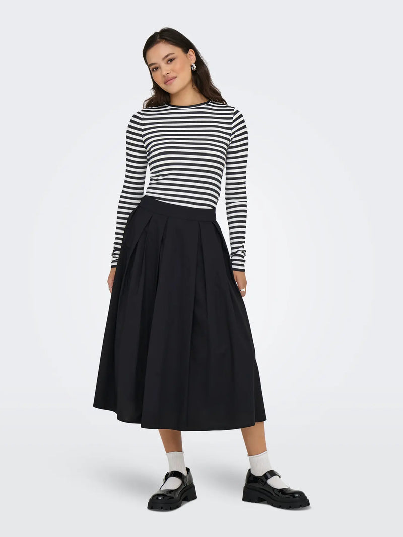 Only Mai Slim Ribbed Stripe