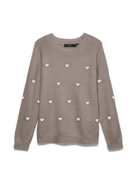 Vero Moda Doffy Grey White Hearts