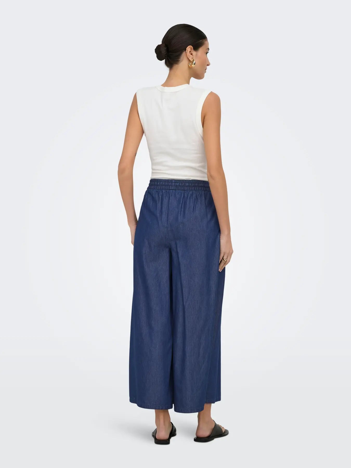 Only Denim Bead Plazzo Pant