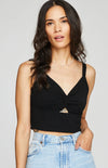 Gentle Fawn Millie crop tank in black