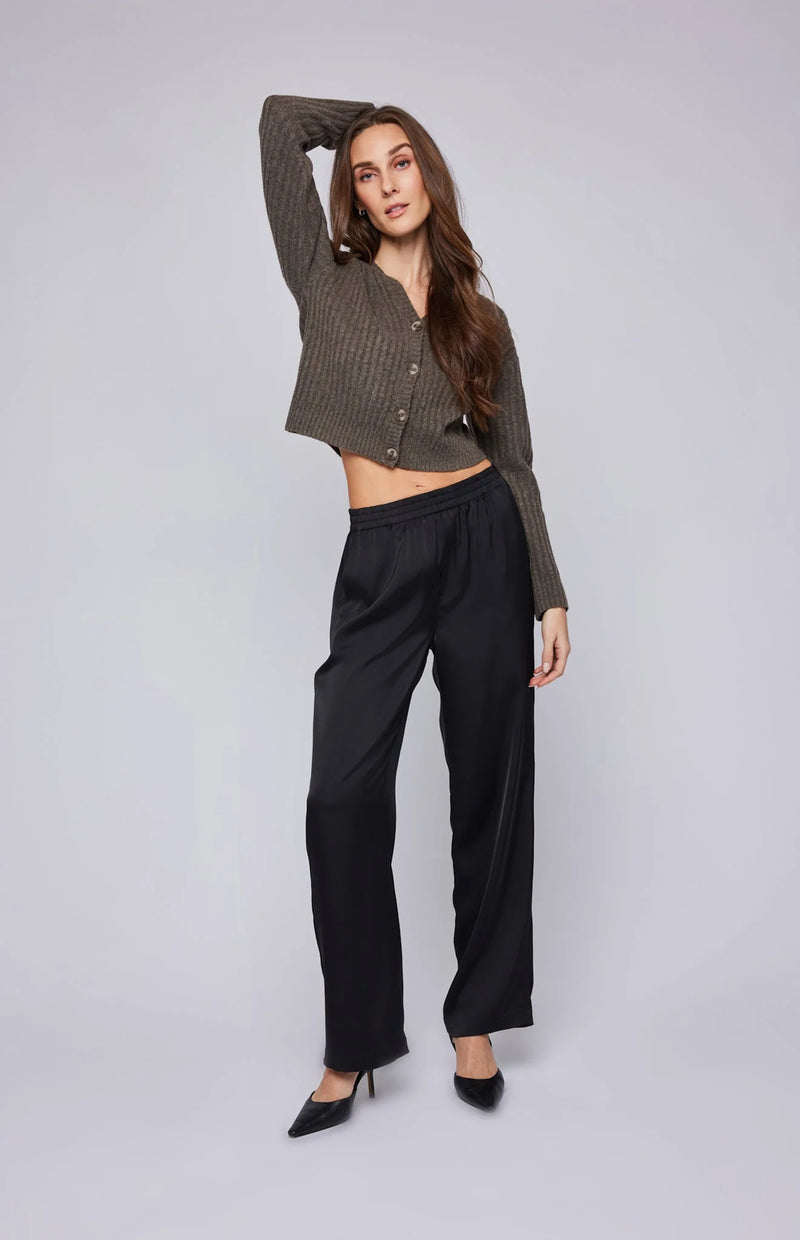 Gentle Fawn Millicent Satin Pant in Black or Twilight