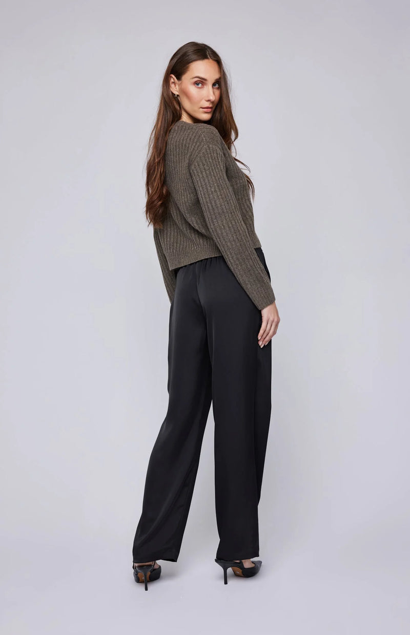 Gentle Fawn Millicent Satin Pant in Black or Twilight