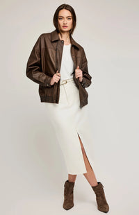 Gentle Fawn Danica Vegan Leather Bomber