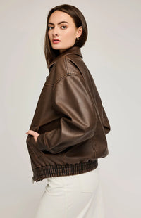 Gentle Fawn Danica Vegan Leather Bomber