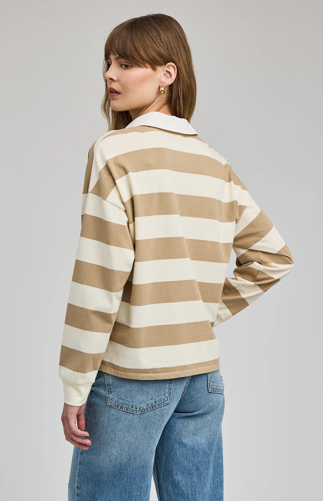 Gentle Fawn Britt Stripe Top Collared L/S