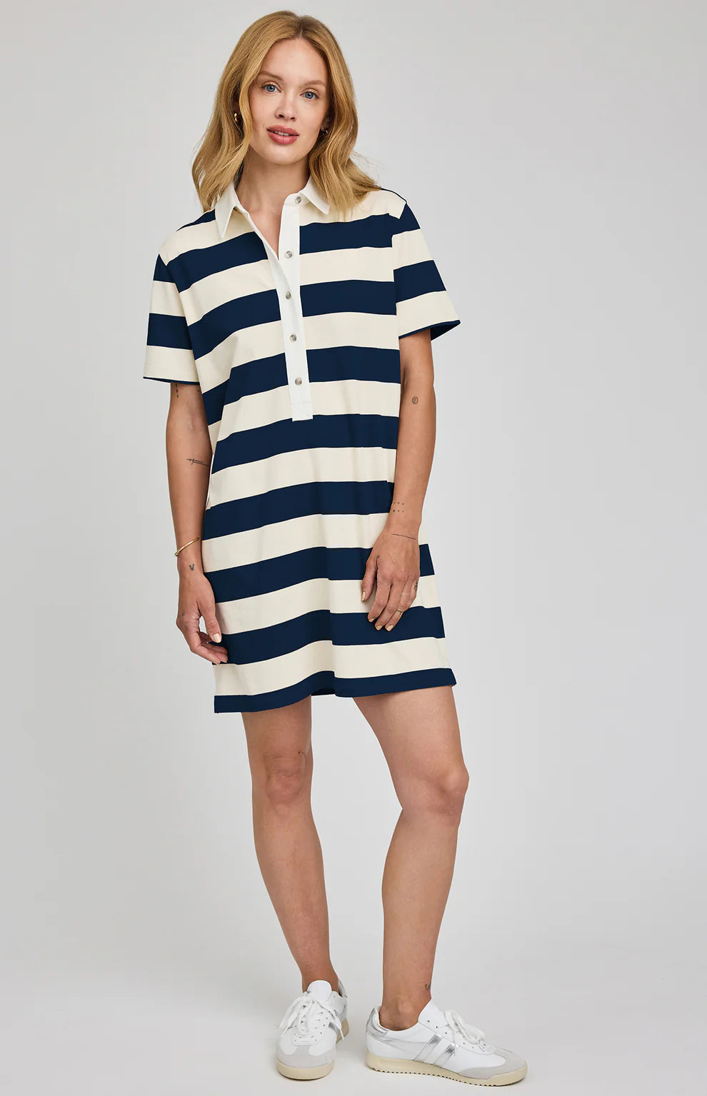 Gentle Fawn Colbie Tee Dress Navy Stripe