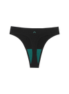 Huha Seamless High Rise Thong Black