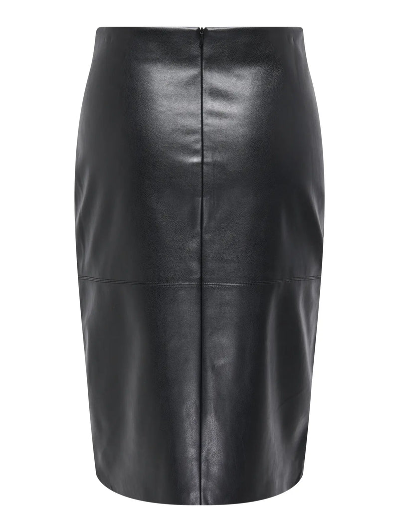 Only Nicki Faux Leather Skirt